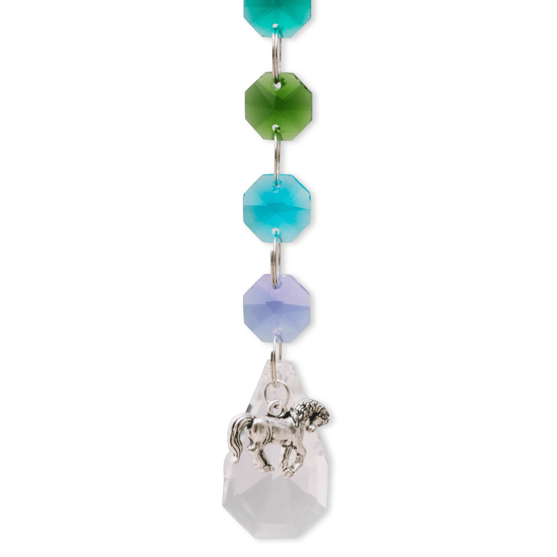 Crystal Rainbow Pet Memorial Suncatcher - Horses - Love, Baxter
