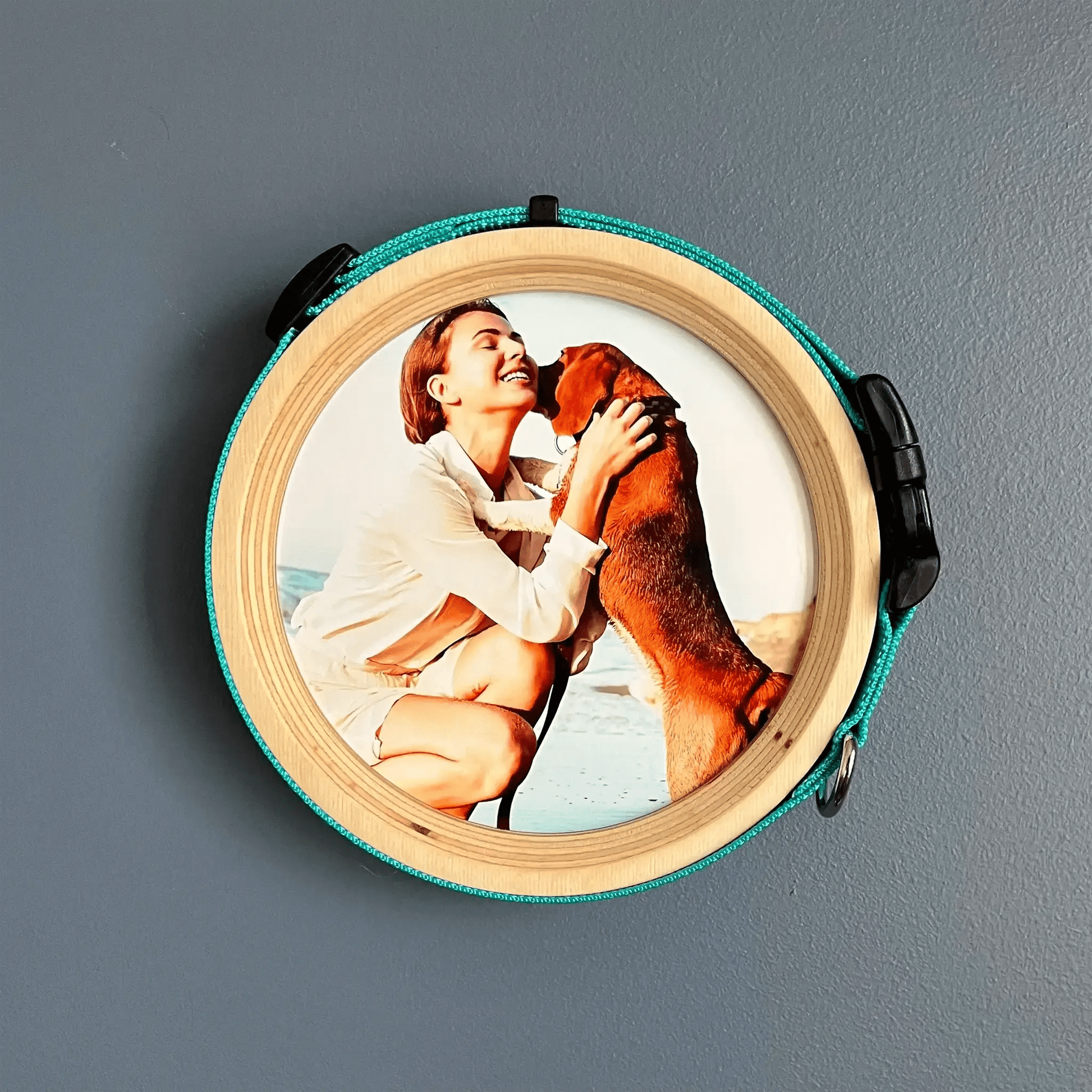 Extra Large Dog Collar Picture Frame - "The Great Dane" - Love, Baxter
