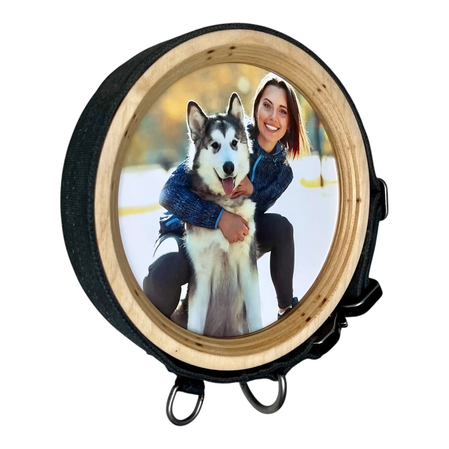 Extra Wide Dog Collar Picture Frame - Love, Baxter