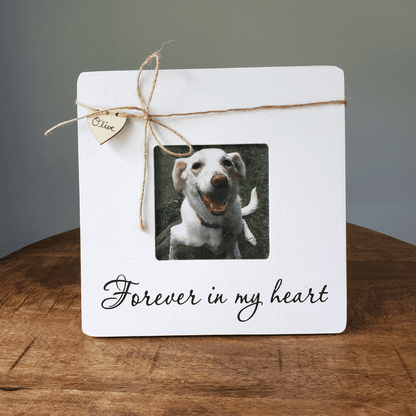 Forever In My Heart Pet Loss Picture Frame - Love, Baxter