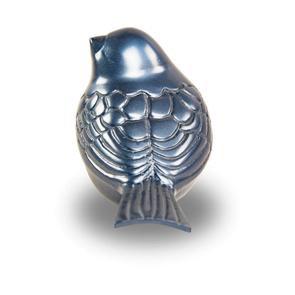The Lucy Songbird Keepsake Pet Urn in Light Blue