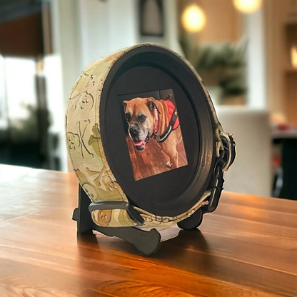 Extra Wide Dog Collar Picture Frame