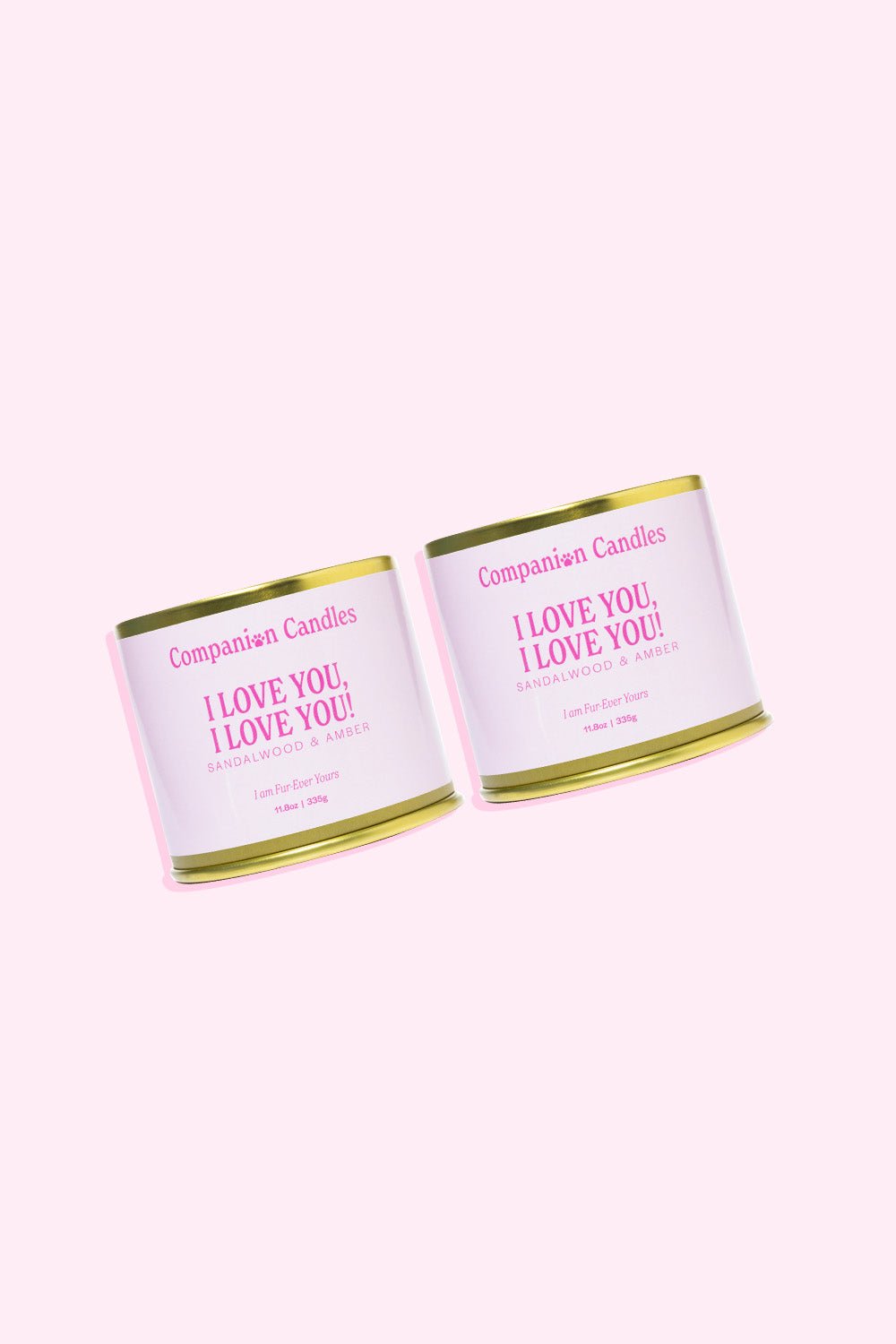 I Love You Double Time Pet - Safe Candle - Love, Baxter