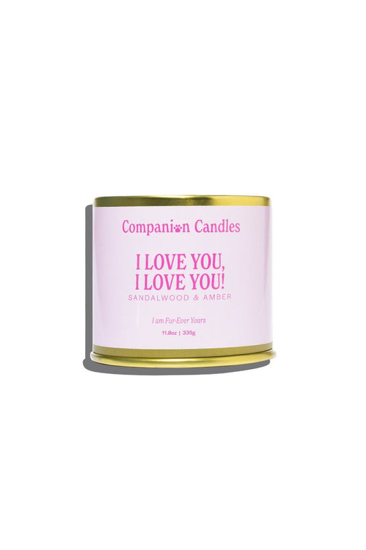 I Love You, I Love You! Pet-Safe Candle - Love, Baxter