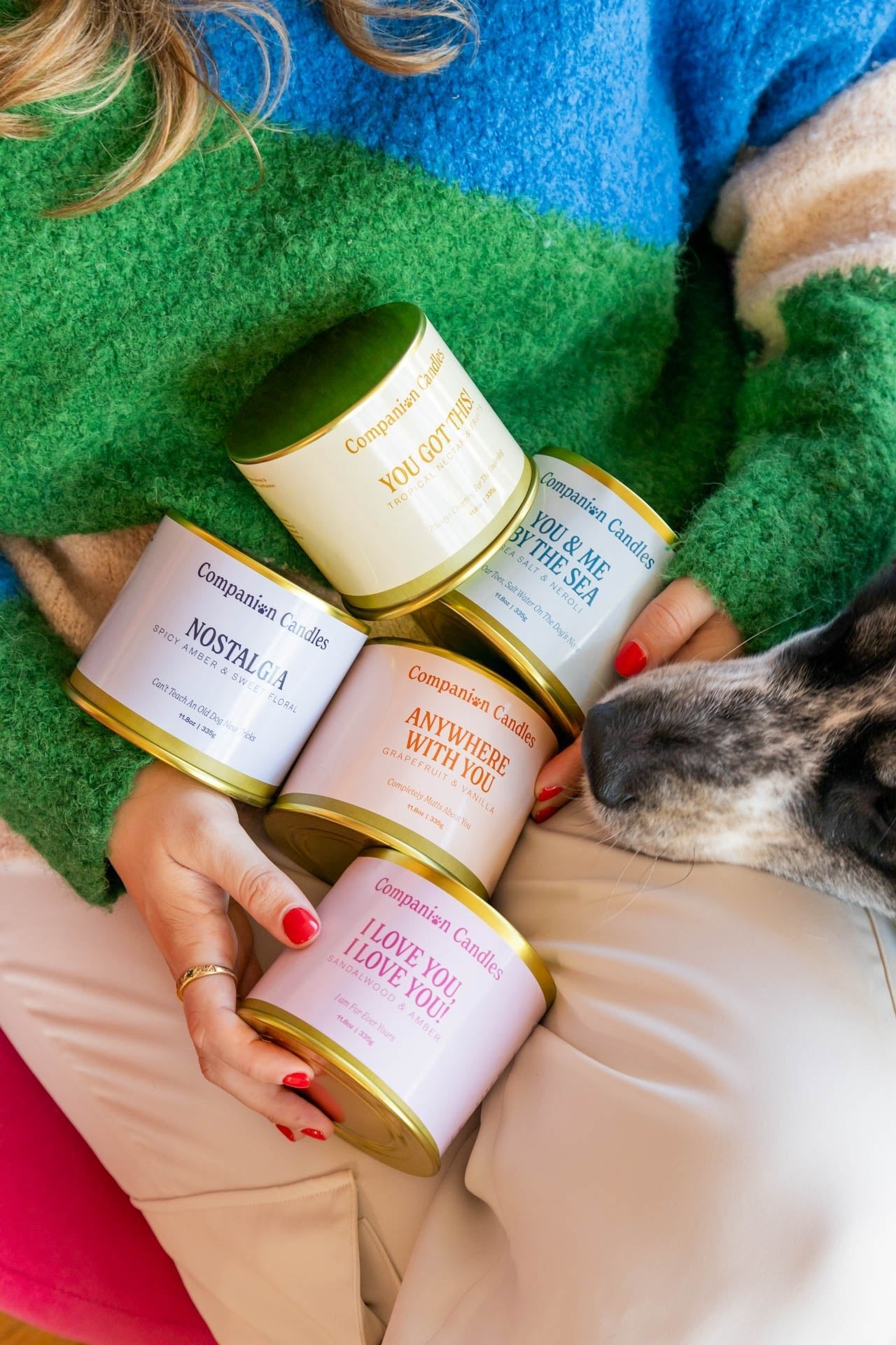 I Love You, I Love You! Pet - Safe Candle - Love, Baxter