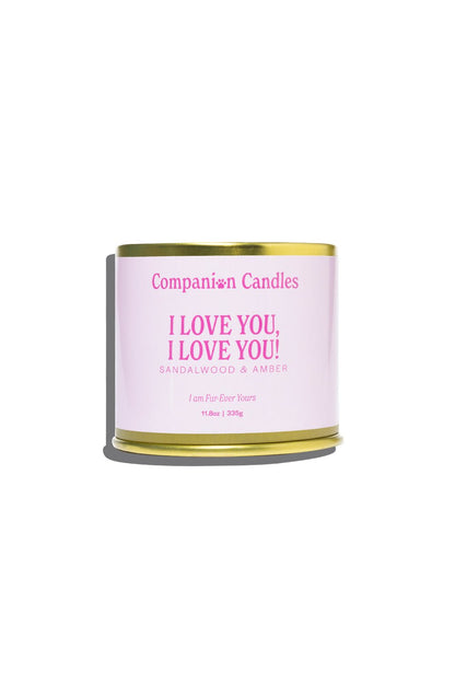 I Love You, I Love You! Pet - Safe Candle - Love, Baxter