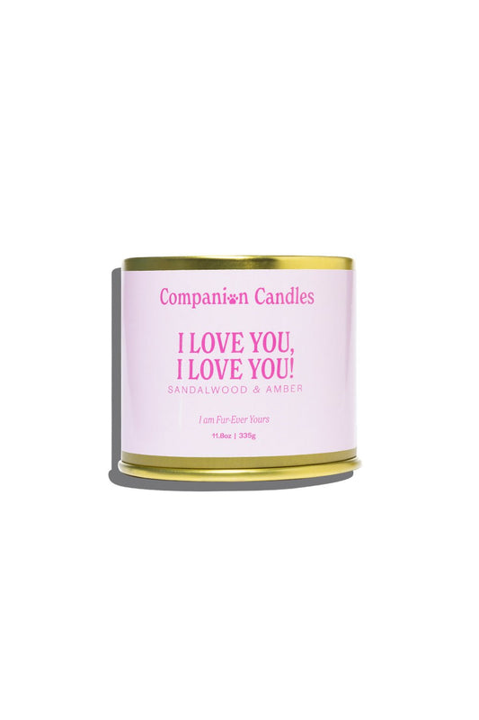 I Love You, I Love You! Pet - Safe Candle - Love, Baxter