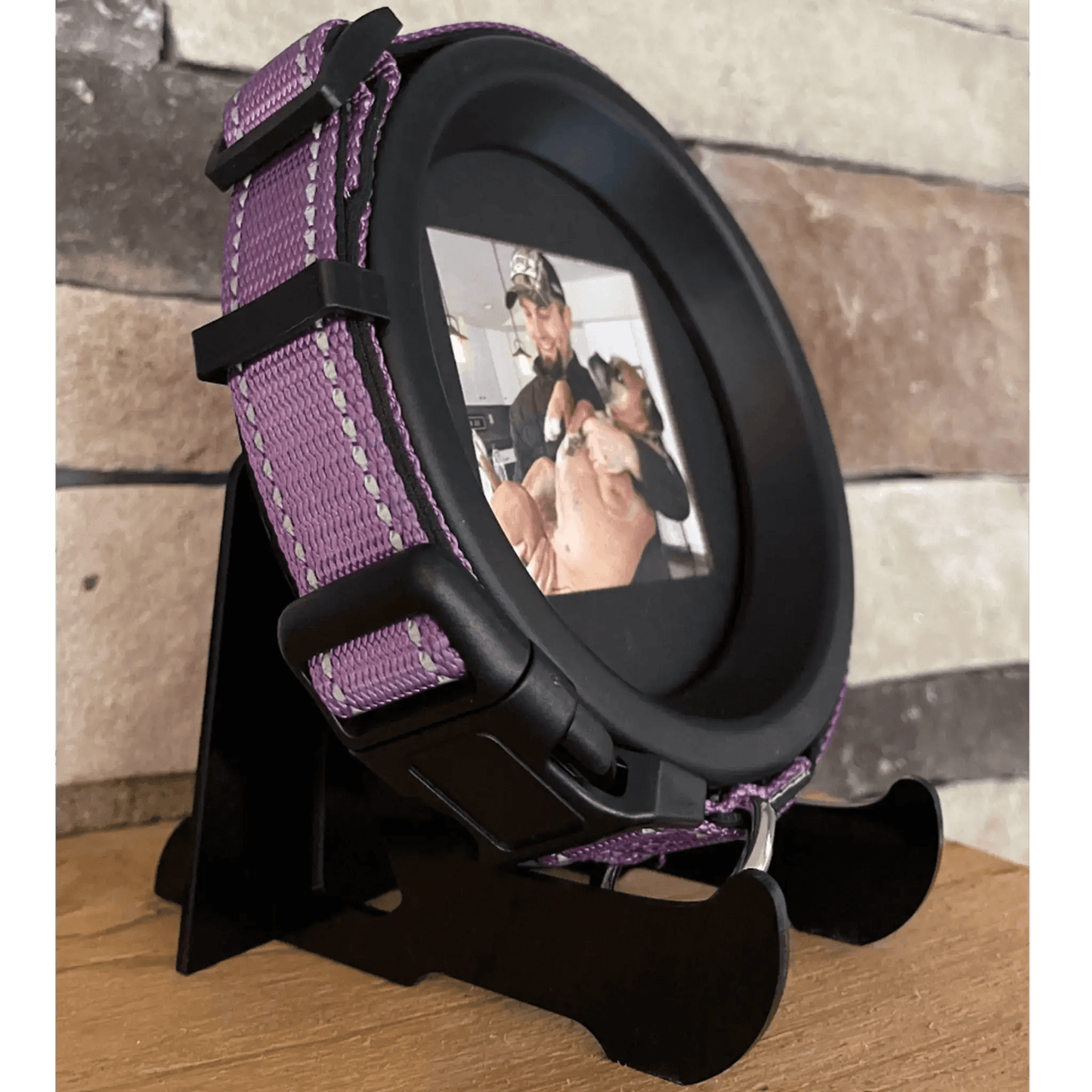 Large Black Acrylic Display Picture Frame Stand - Love, Baxter