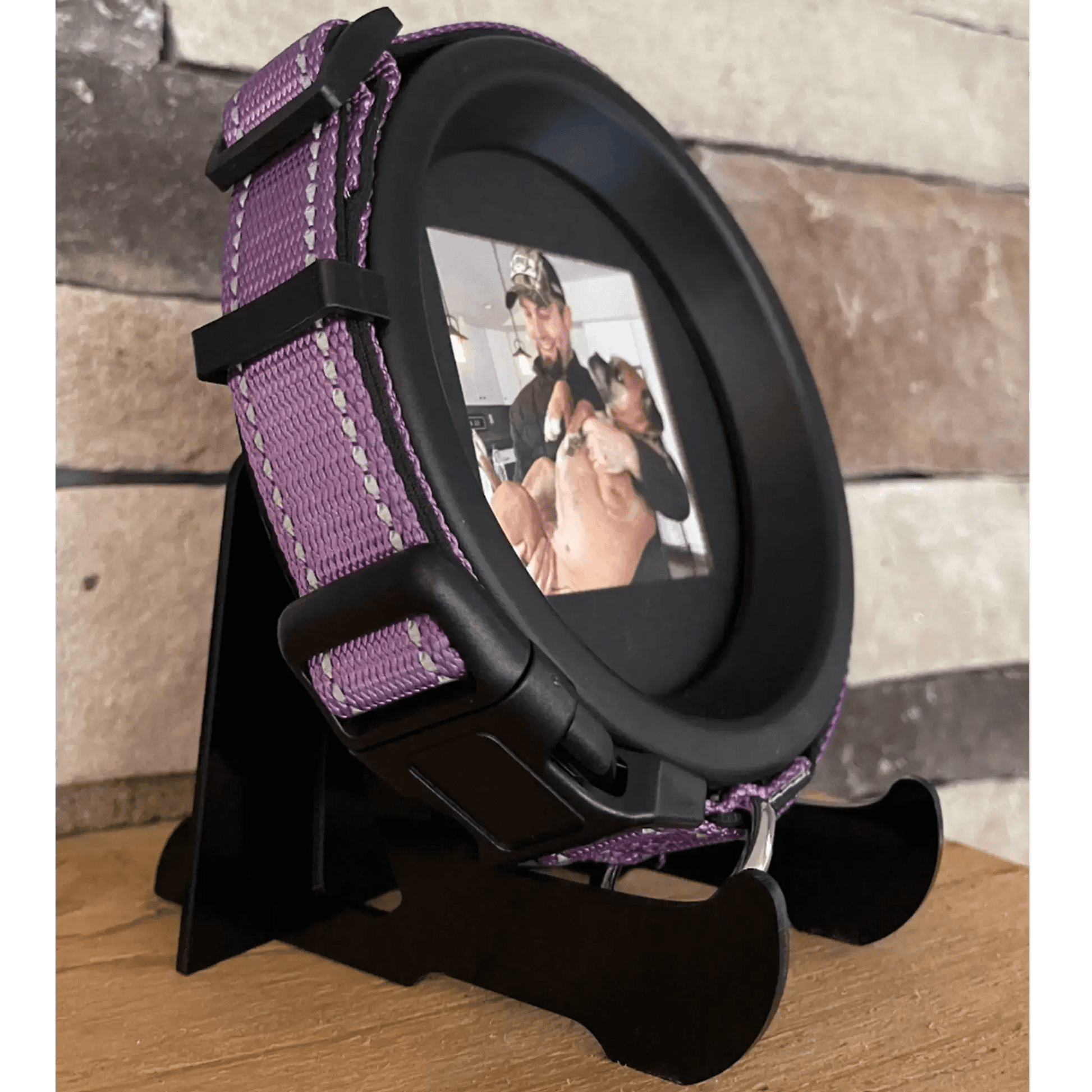Large Black Acrylic Display Picture Frame Stand - Love, Baxter