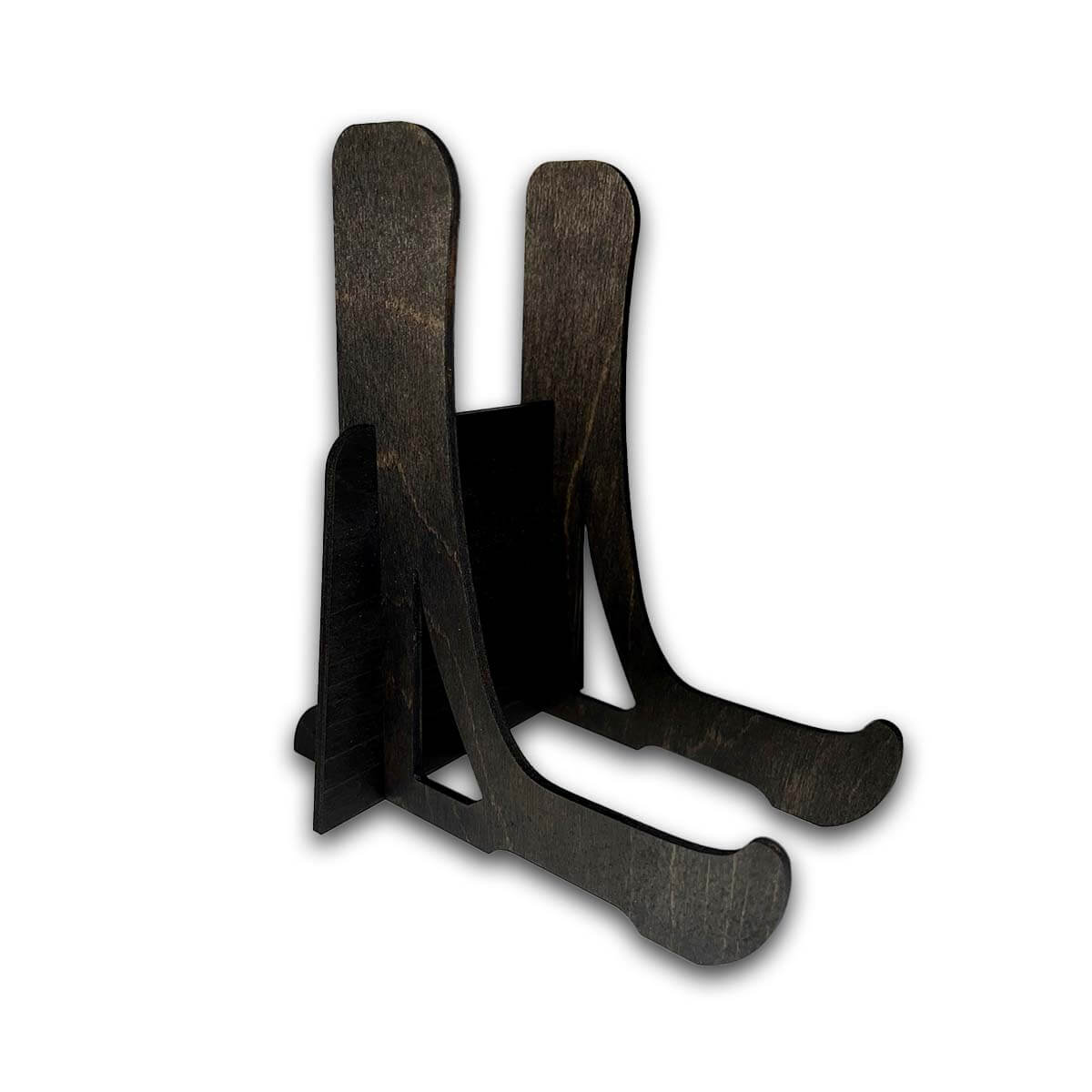 Large Black Wood Display Picture Frame Stand - Love, Baxter