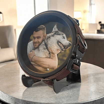 Large Dog Collar Picture Frame - "The Labrador" - Love, Baxter