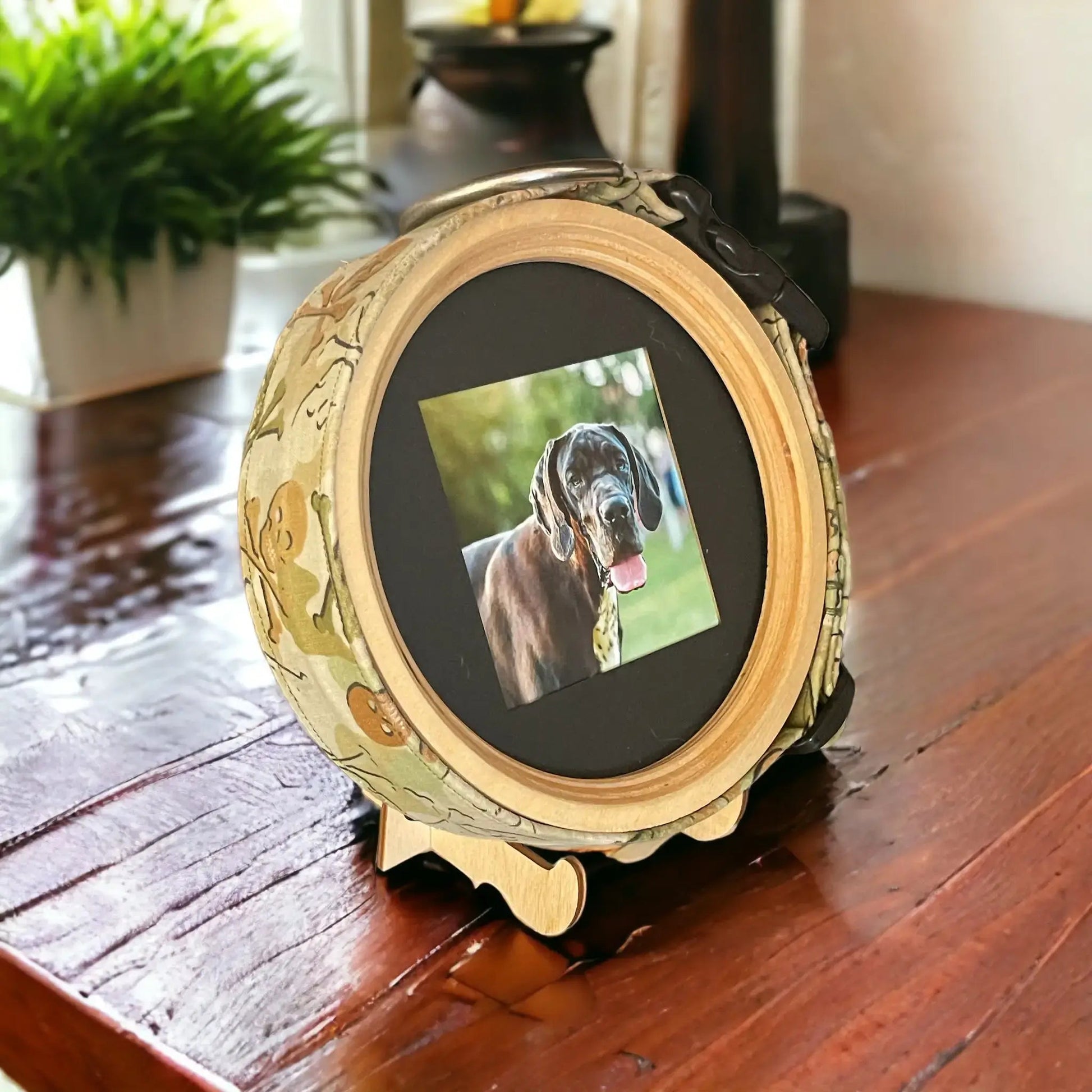 Large Wood Display Picture Frame Stand - Love, Baxter