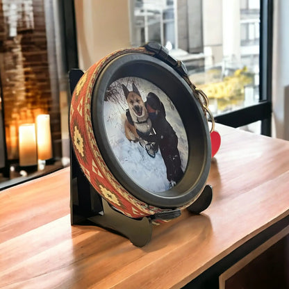 Medium Dog Collar Resin Picture Frame - "The Beagle" - Love, Baxter