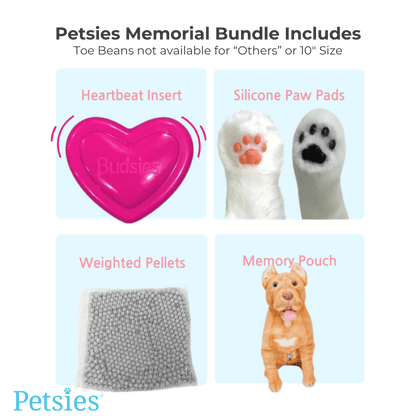 Memorial Petsies Forevers Stuffed Animal - Love, Baxter