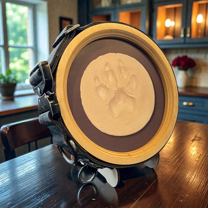 Paw Print & Collar Pet Memorial Frame Kit
