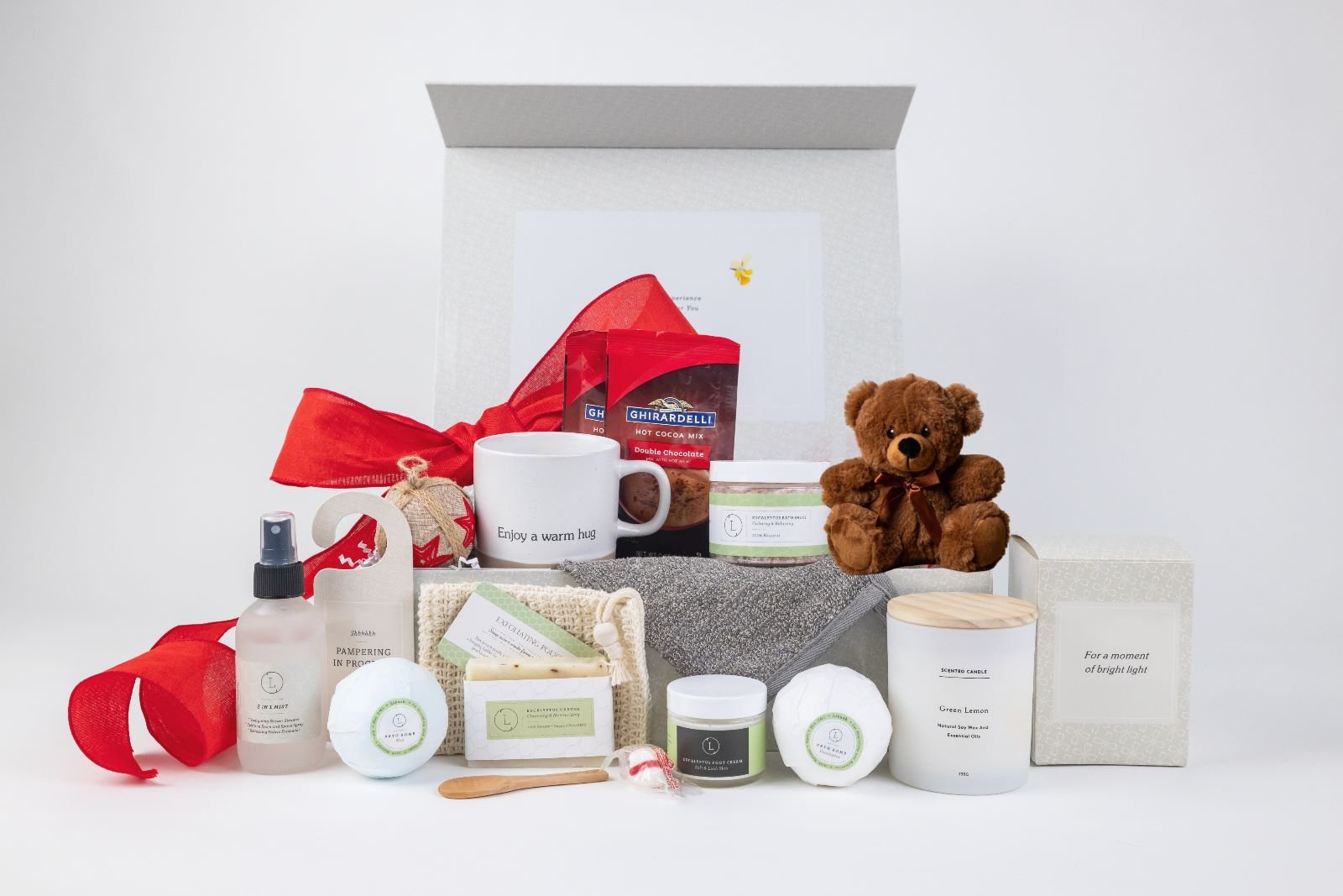 Pet Loss Big Hug Luxury Gift Spa Box - Love, Baxter