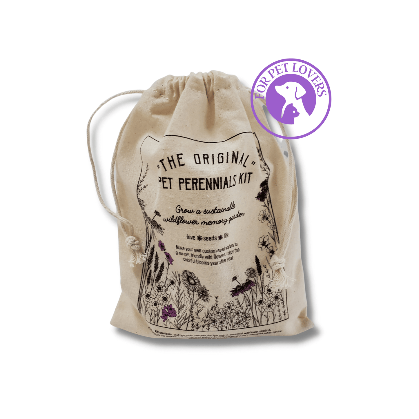 Pet Memorial Garden Kit - Dogs and Cats - Love, Baxter