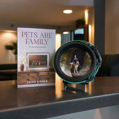 Pets Are Family Book & Collar Picture Frame Bundle - Love, Baxter