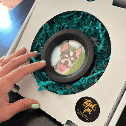 Small Dog Collar Picture Frame - "The Chihuahua" - Love, Baxter