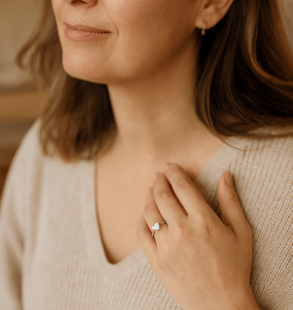 The Amore Pet Cremation Ring - Love, Baxter