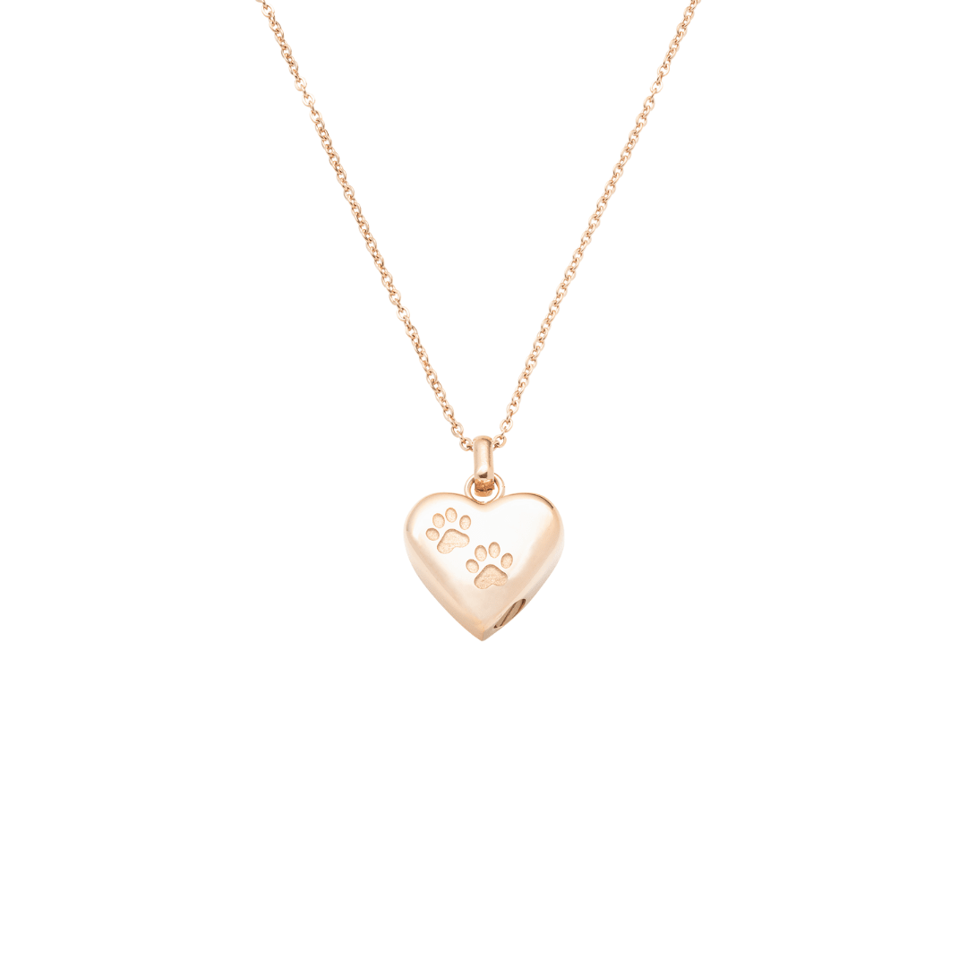The Amore with Paws Pet Cremation Necklace - Love, Baxter