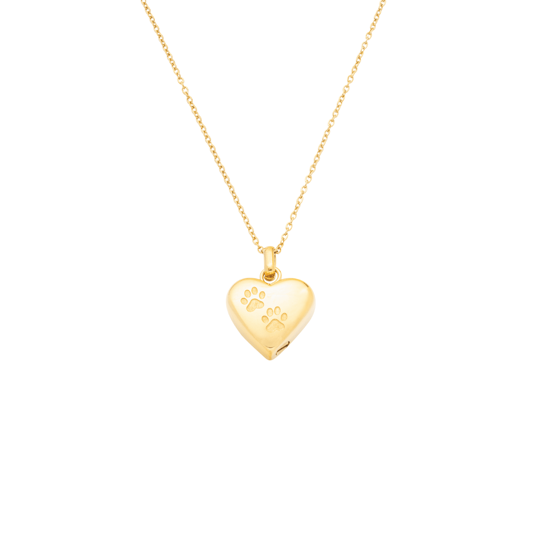 The Amore with Paws Pet Cremation Necklace - Love, Baxter