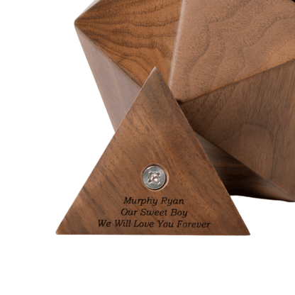 The Bleecker Pet Urn (Oak) - Love, Baxter