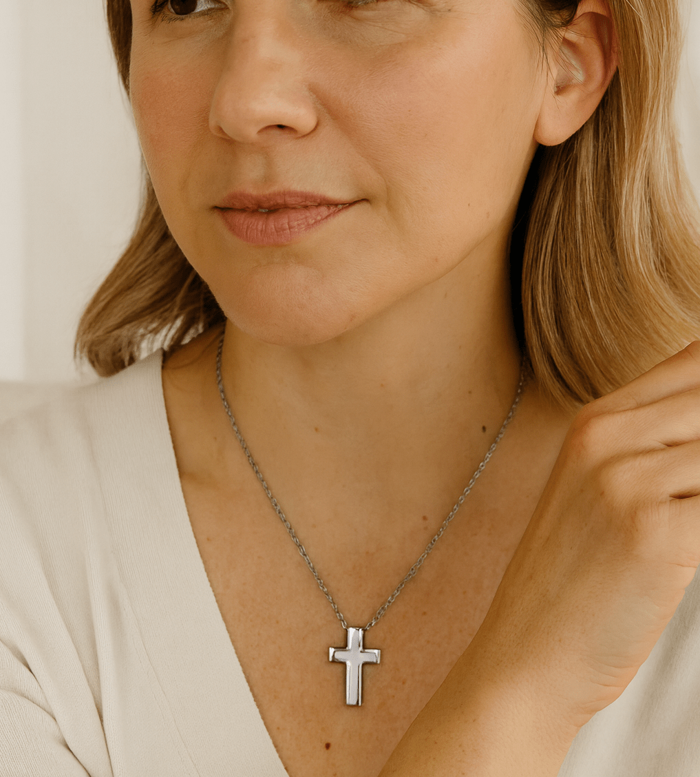 The Cross Pet Cremation Necklace - Love, Baxter