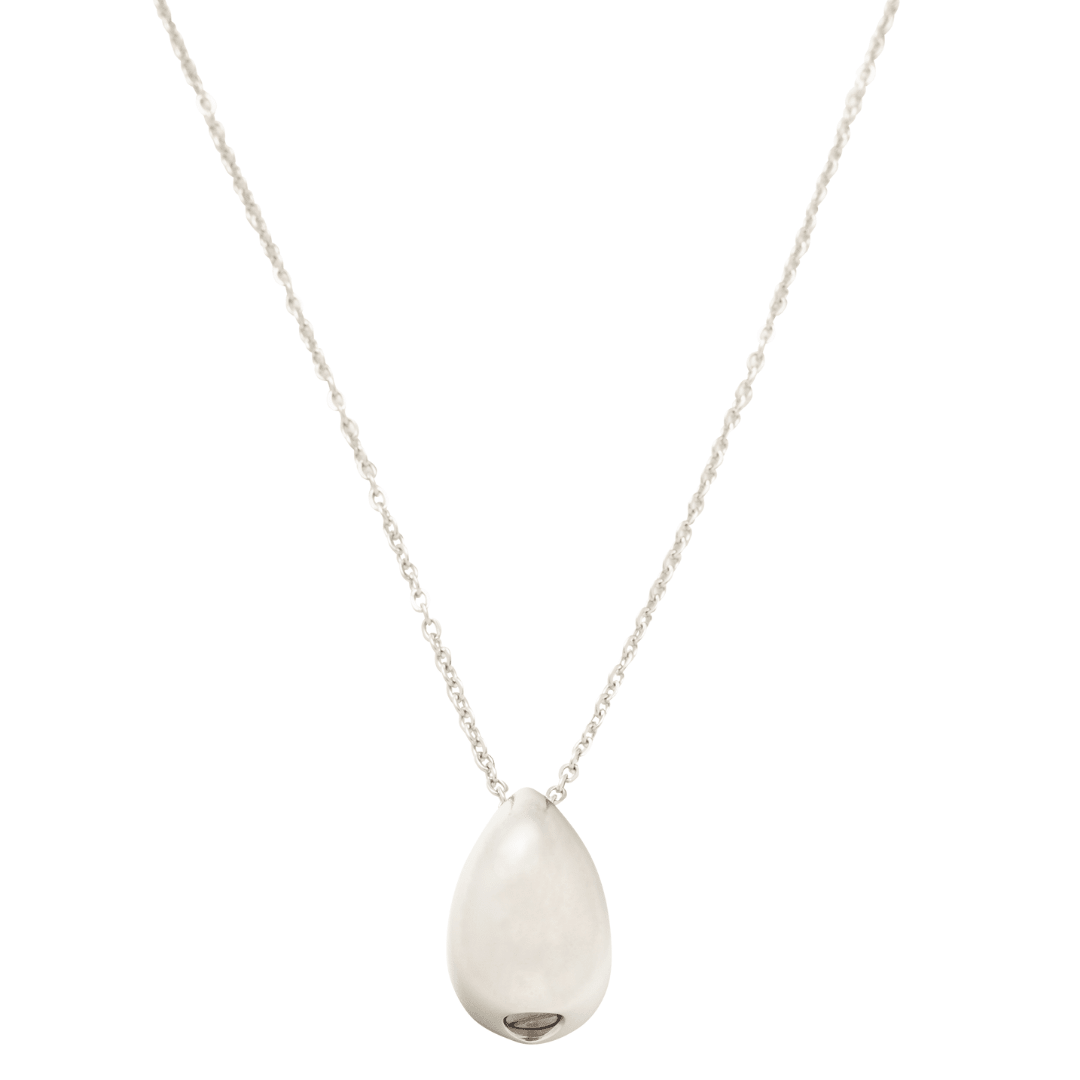 The Hepburn Teardrop Pet Cremation Necklace - Love, Baxter