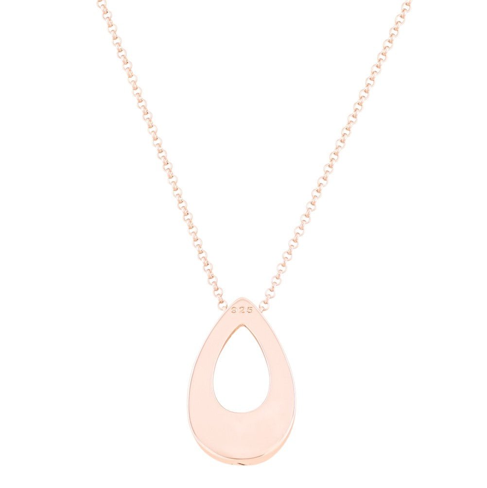 The Hollow Teardrop Pet Cremation Necklace - Love, Baxter
