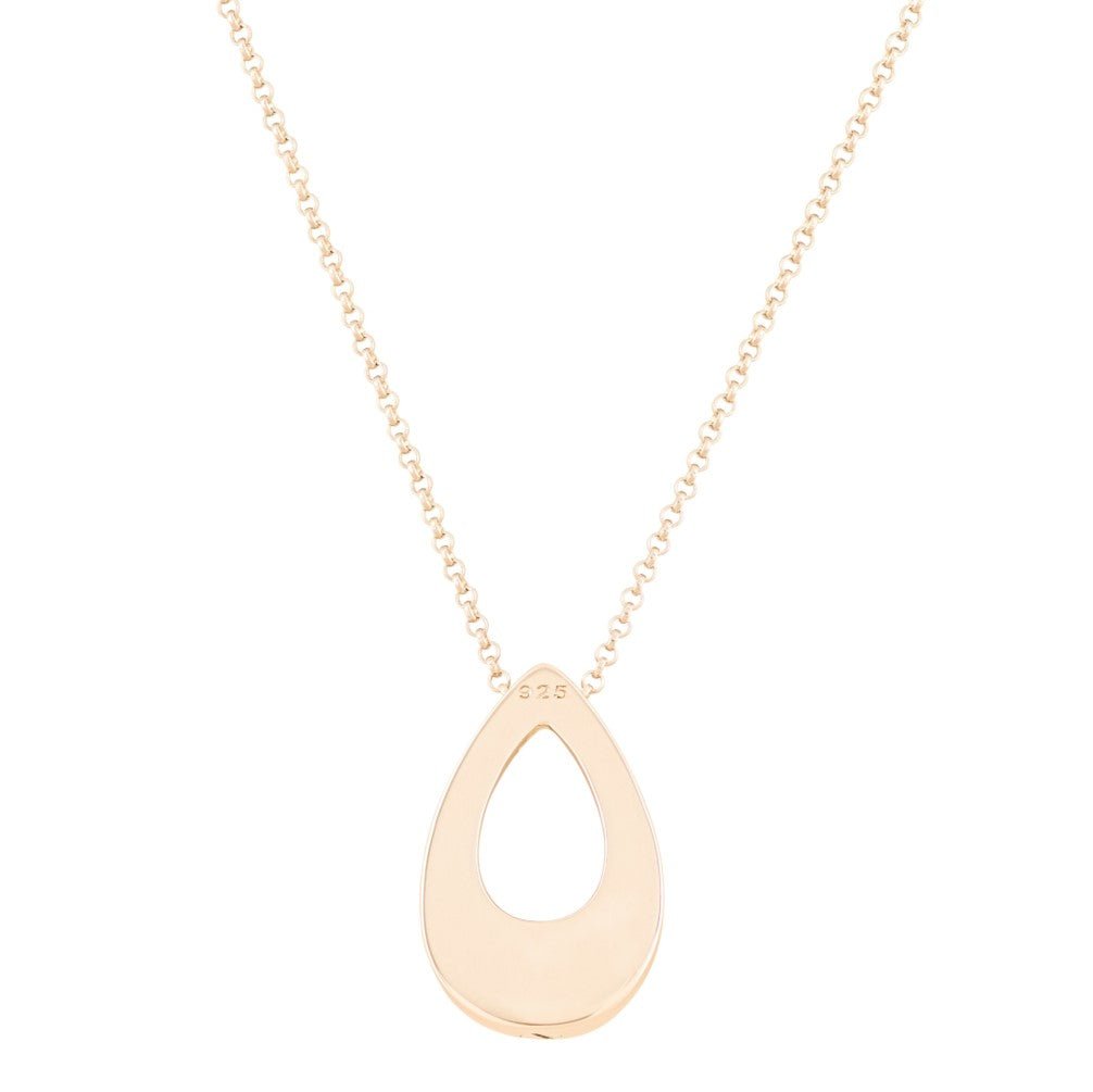 The Hollow Teardrop Pet Cremation Necklace - Love, Baxter