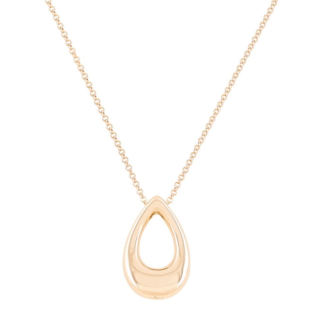 The Hollow Teardrop Pet Cremation Necklace - Love, Baxter