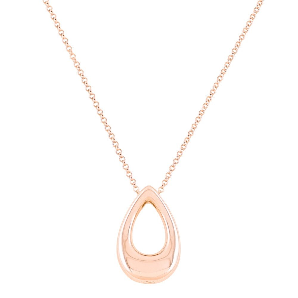 The Hollow Teardrop Pet Cremation Necklace - Love, Baxter