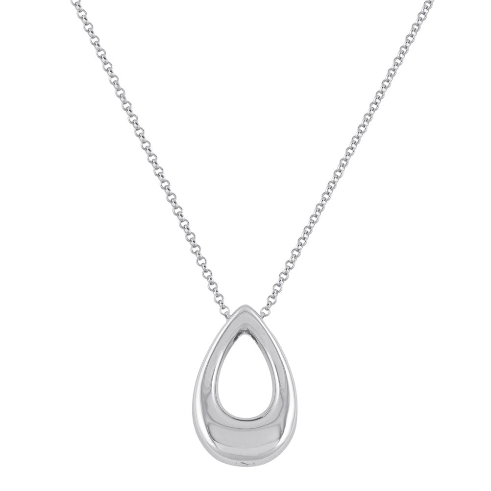 The Hollow Teardrop Pet Cremation Necklace - Love, Baxter