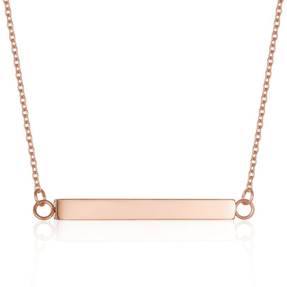 The Horizontal Bar Pet Cremation Necklace - Love, Baxter