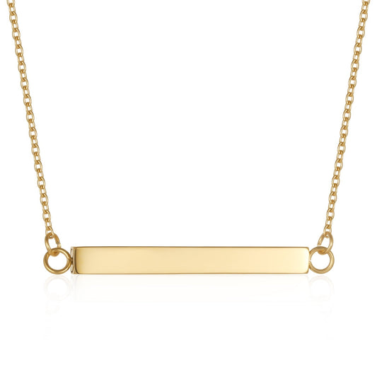 The Horizontal Bar Pet Cremation Necklace - Love, Baxter
