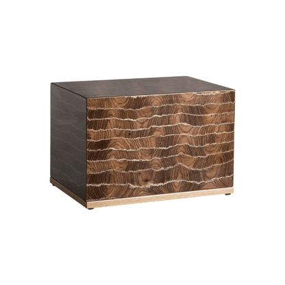 The Hudson Pet Urn in Striped Brown - Love, Baxter