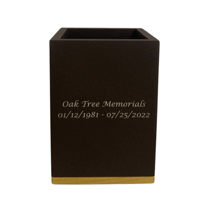 The Lenox Pet Urn in Black Walnut - Love, Baxter