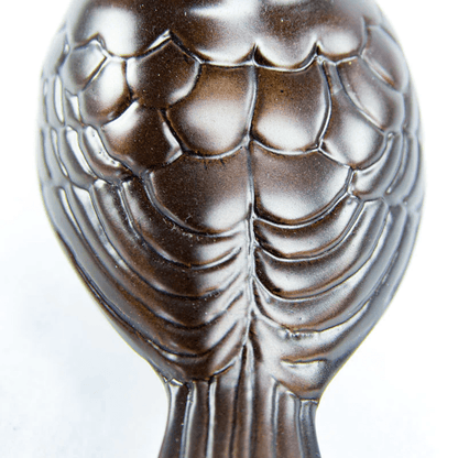 The Lucy Songbird Keepsake Pet Urn in Bronze - Love, Baxter