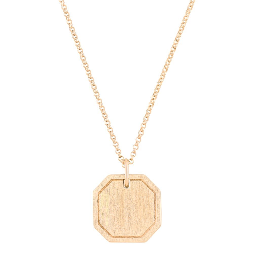 The Octagon Pet Cremation Necklace - Love, Baxter
