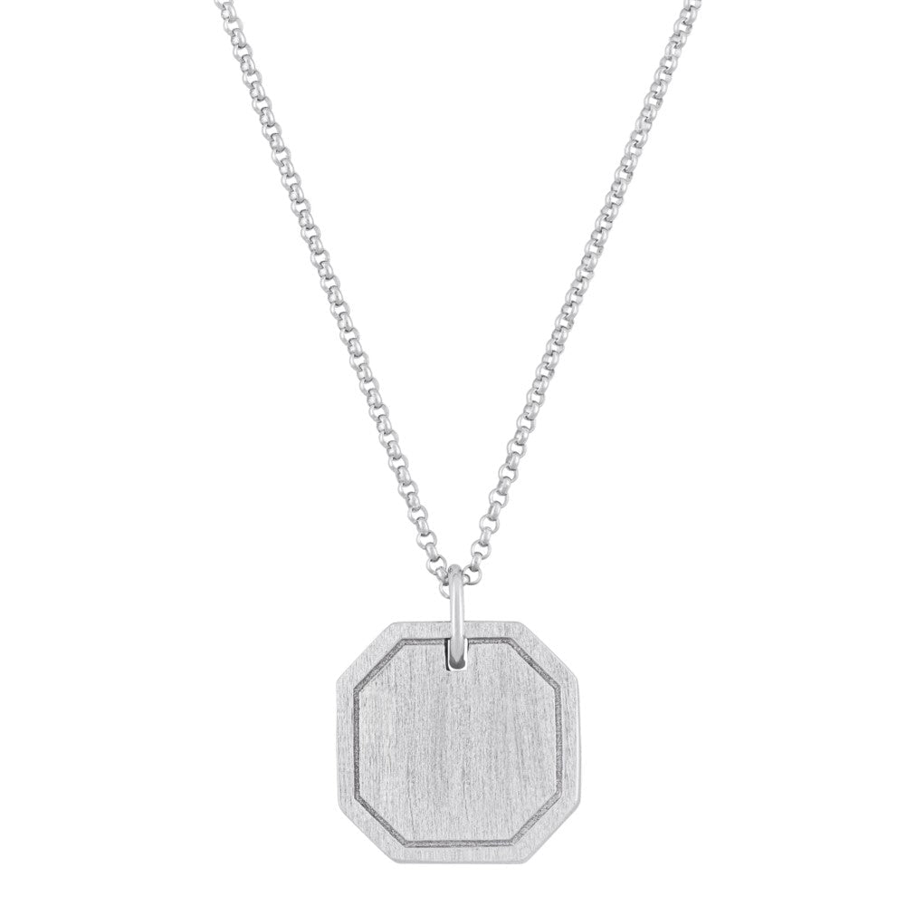 The Octagon Pet Cremation Necklace - Love, Baxter