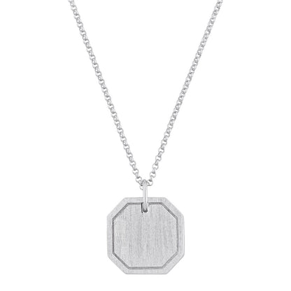 The Octagon Pet Cremation Necklace - Love, Baxter
