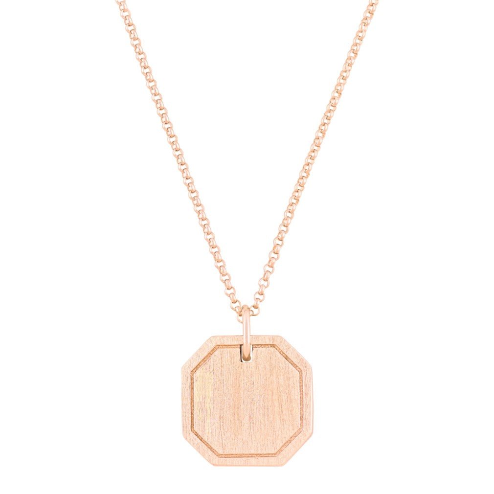 The Octagon Pet Cremation Necklace - Love, Baxter