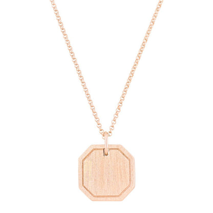 The Octagon Pet Cremation Necklace - Love, Baxter