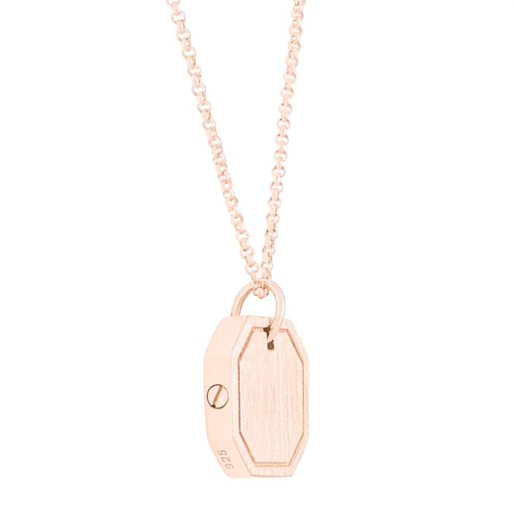 The Octagon Pet Cremation Necklace - Love, Baxter