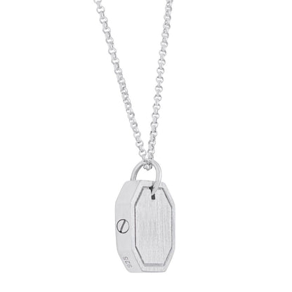 The Octagon Pet Cremation Necklace - Love, Baxter