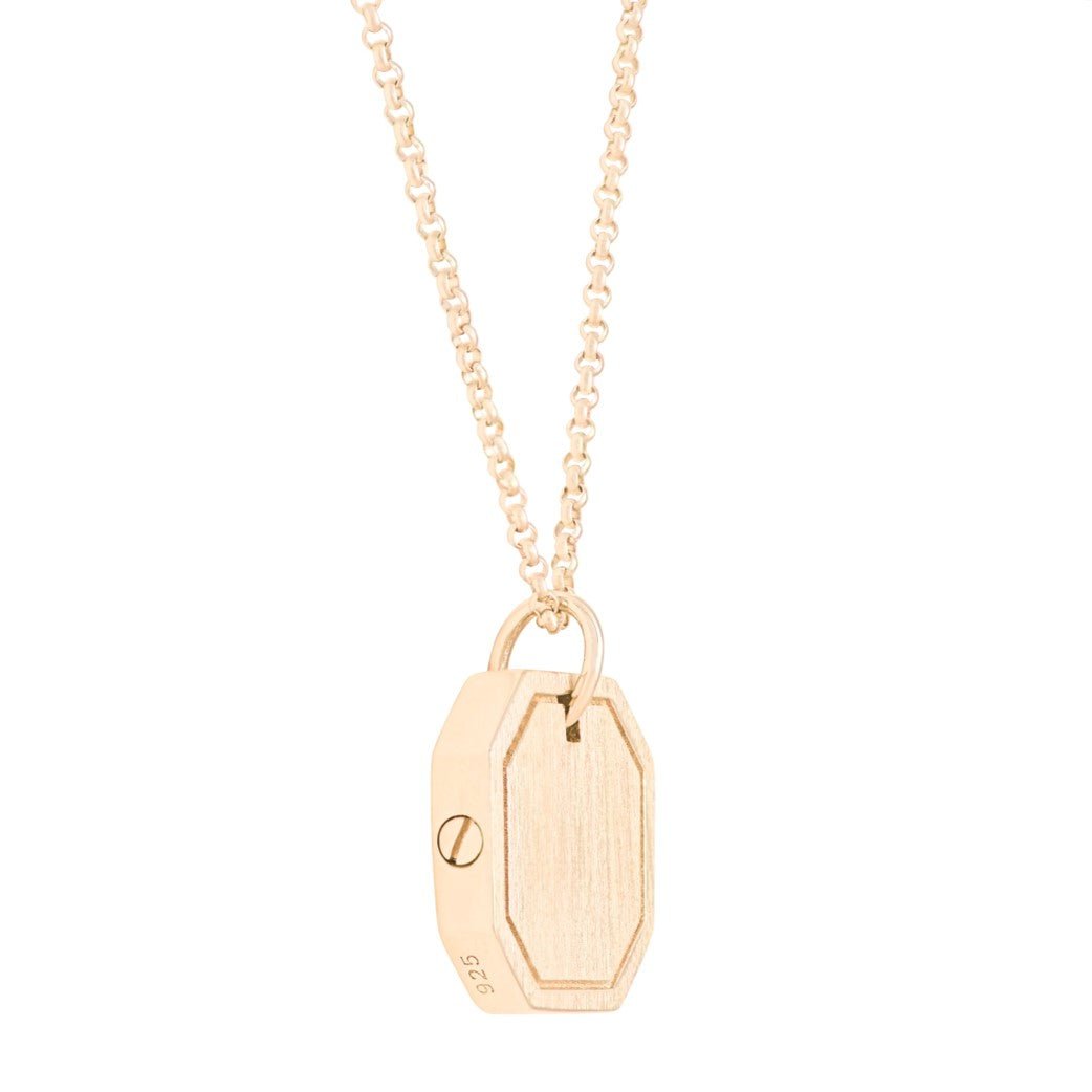 The Octagon Pet Cremation Necklace - Love, Baxter