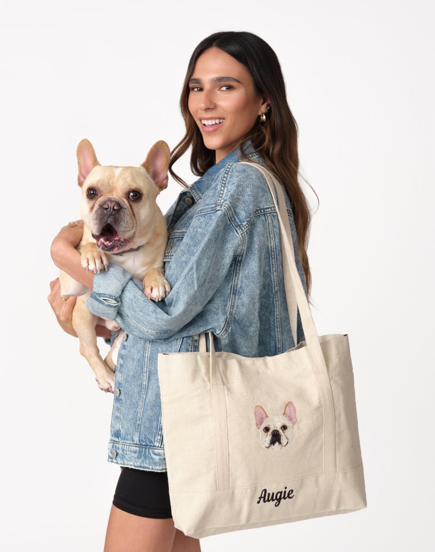 The Pet Carry - All Canvas Tote - Love, Baxter