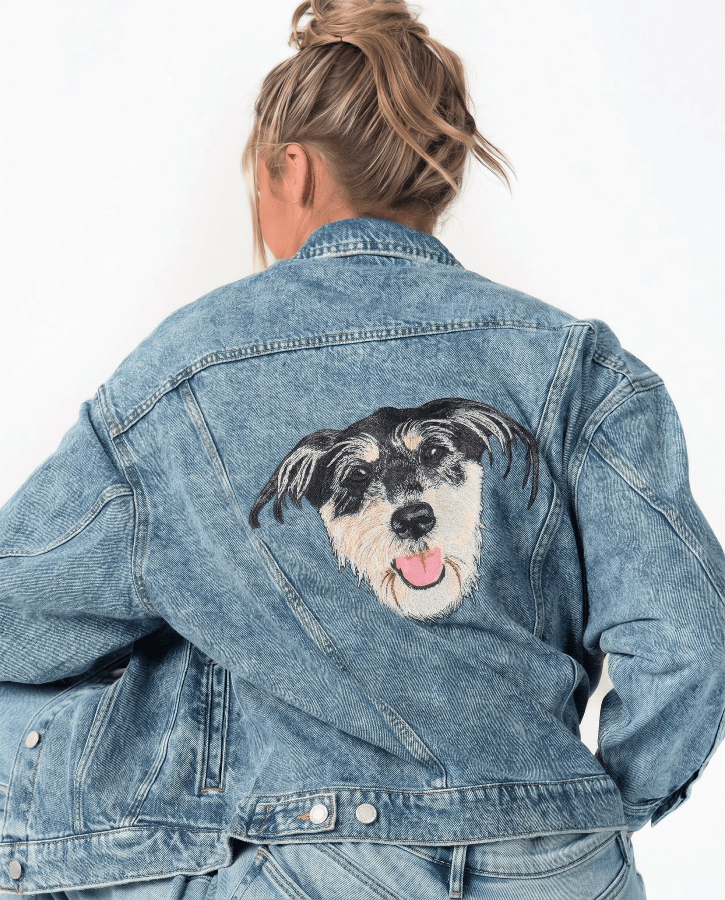 The Pet Oversized Denim Jacket - Love, Baxter