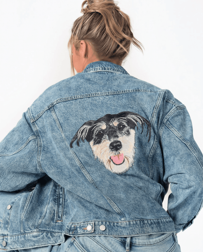 The Pet Oversized Denim Jacket - Love, Baxter